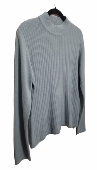 KORET, Mockneck sweater, Size S, color: grayblue. - Picture 3 of 10